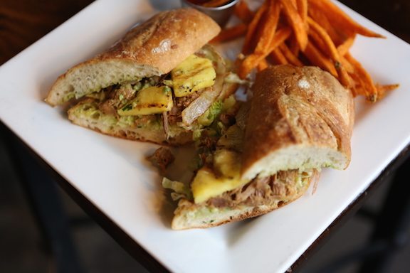 Agave Cocina & Tequila Mexican Sandwich with Sweet Potatoes